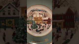 Avon Collectible plate Christmas 1980 #shorts  #zdvlogsus  #viral  #collectibles