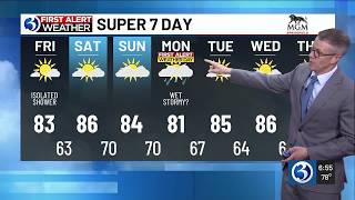 First Alert Weather Extra: A first alert weather day and more in the Super 7 Day forecast
