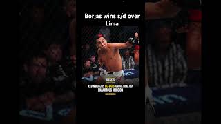 Kevin Borjas with the upset s/d win over the undefeated Andre Lima at #ufcvegas119 #ufc