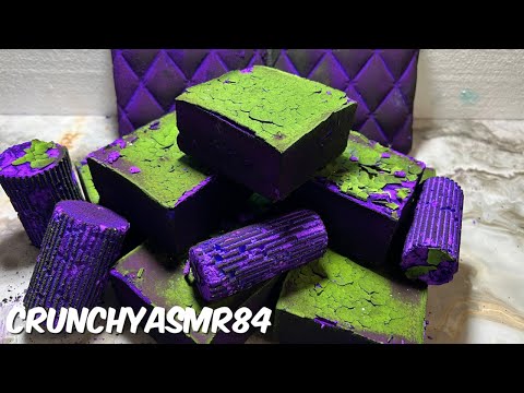 Bright Purple Blocks & Quilted Pillows Crush | Oddly Satisfying | ASMR