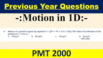 Motion of a particle is given by equation S = (3t3 + 7t2 + 14 t + 8)m, The value of acceleratio