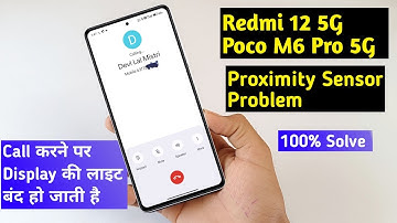 Redmi 12 5G Proximity Sensor Not Working Problem | Redmi 12 Incoming Call Not show on screen Problem