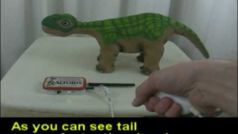 How to control Pleo wirelessly using Wii nunchuck