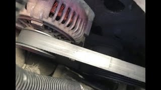 Fix Serpentine Belt Slips off Puddles/Rain Dodge Grand Caravan Chrysler Town and Country How to stop