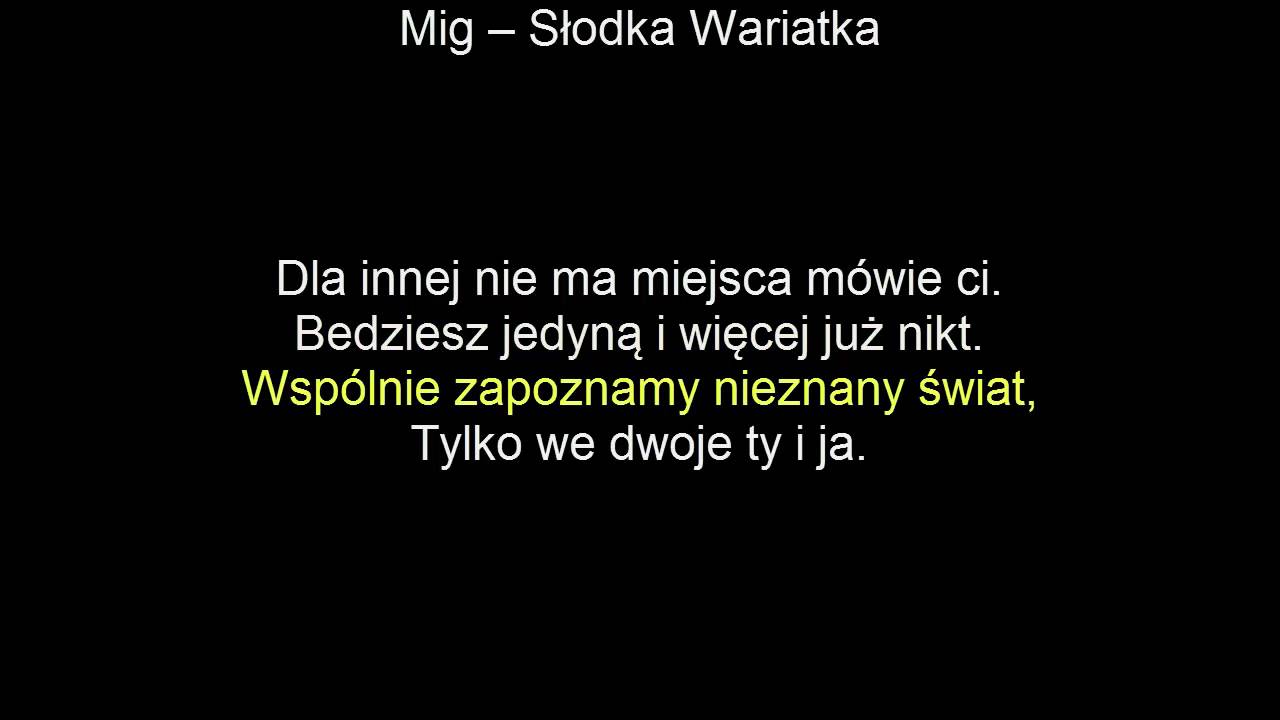 Co Ma Być To Będzie Tekst