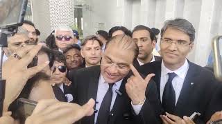 Founder Chairman Imran Khan Lawyer Salman Safdar Media Talk after winning Cipher case