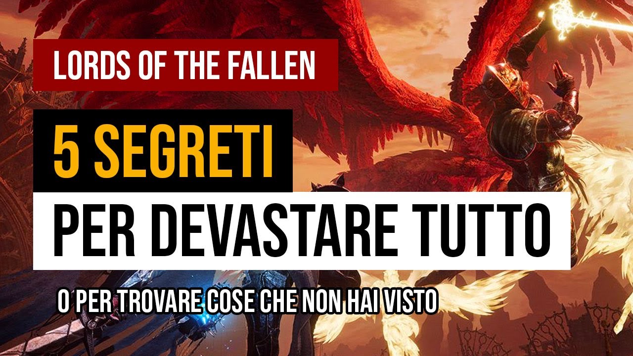 LORDS of the FALLEN 5 SEGRETI per diventare IMBATTIBILI 🔥