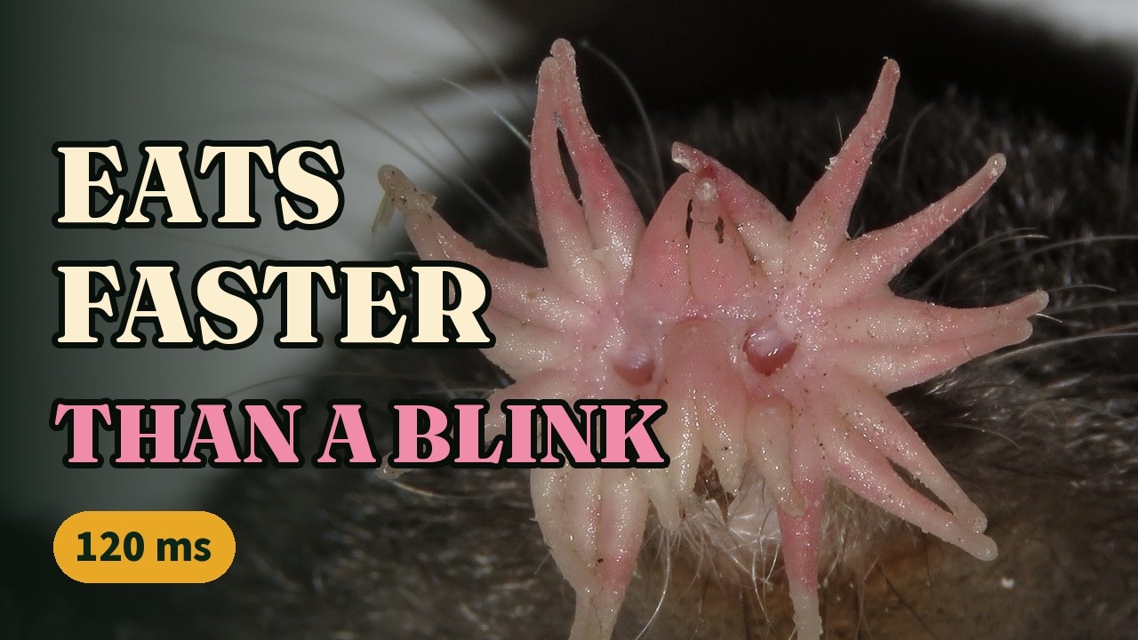 Star-Nosed Mole: The Mammal That Eats Faster Than a Blink
