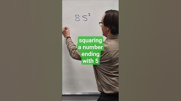 Squaring a number ending with 5 #maths #mathstips #mathstipsandtricks #mathshacks