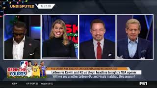 UNDISPUTED | Chris Broussard reacts to LeBron vs Kawhi and KD vs Steph headline tonight's NBA opener