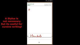 HANDRITE - Send Personalized Handwritten Messages As Image [Xiaomi Redmi 4A or Any Android Device] screenshot 5