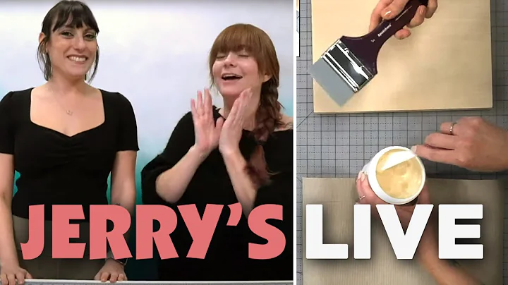 Jerry's LIVE Episode #JL226: Canvas Palooza! - Canvas Panels & Mounting Canvas