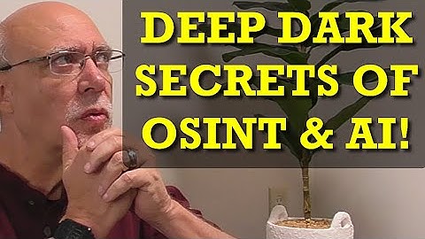 Unveiling the Dark Secrets of OSINT and AI like CHATGPT | Private Investigator Training Video