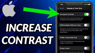 How To Increase Contrast On iPhone