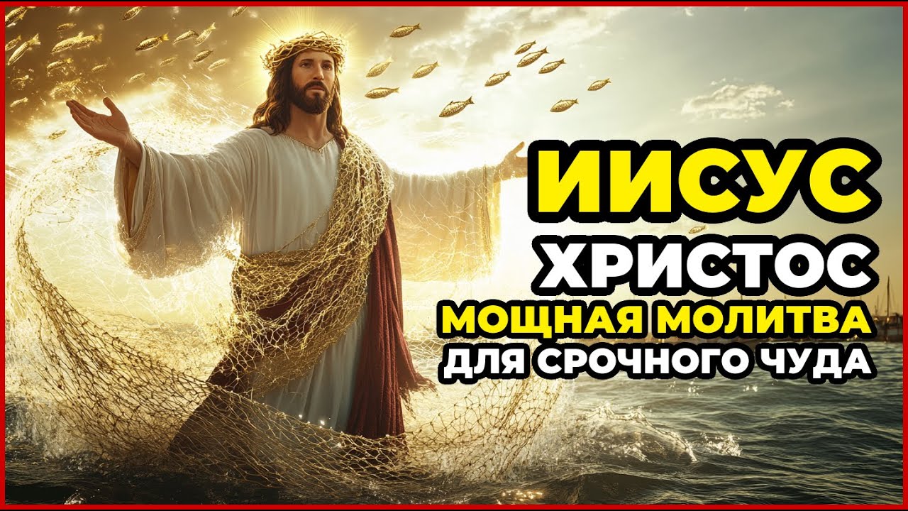 ИИСУС ХРИСТОС МОЩНАЯ МОЛИТВА ДЛЯ СРОЧНОГО ЧУДА
