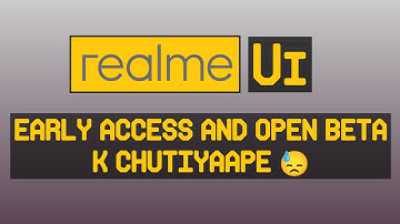 Realme major update problem in Realme ui 3.0 early access and in open beta update and also in ui 2.0