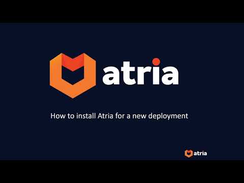 Installing Atria Walkthrough