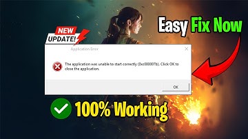 How To Fix Error 0xc00007b - 100%Working✅(UPDATED 2025)🔧