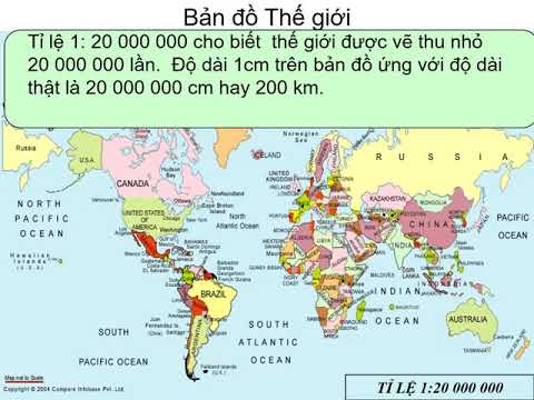 Tỉ lệ bản đồ