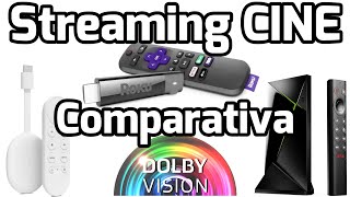 Qué TV Box comprar 2022 para Streaming CINE 4k DOLBY VISION Shield TV 4k Pro Roku 3820 Chromecast 4