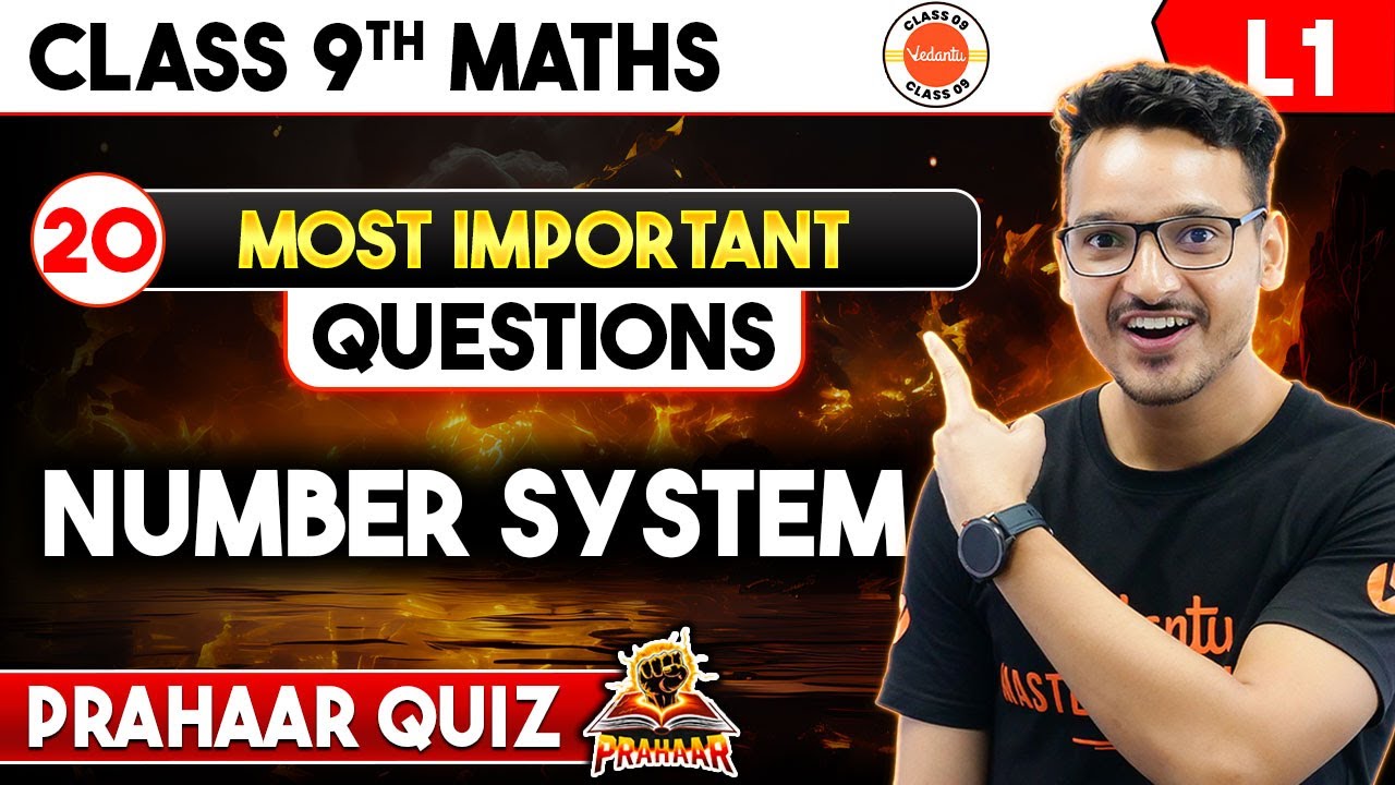 Top 20 Most Important Questions Number System | CLASS 09 MATHS | CBSE ...
