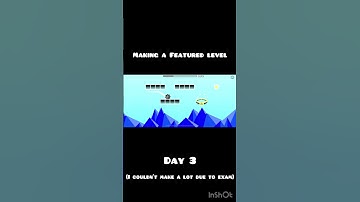 Making a featured level Day 3 (it’s not getting featured 😭) #geometrydash #gd