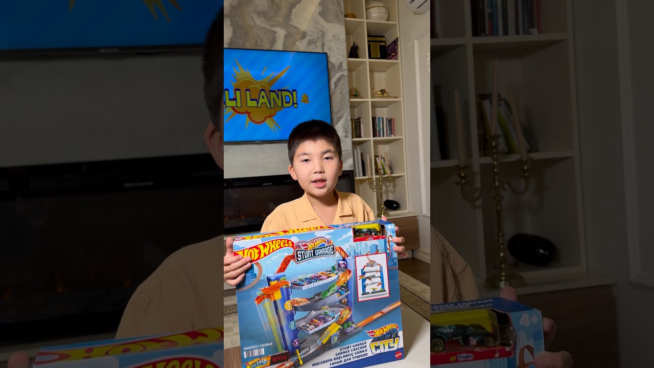 Распаковка Hot wheels stunt garage