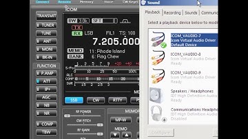 ICOM RS BA1 Audio Selection LAN & USB Radios