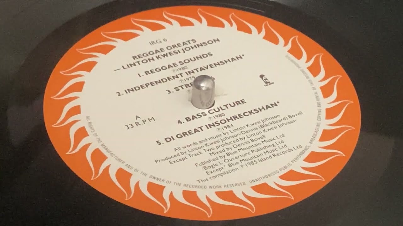 LINTON KWESI JOHNSON ~ Streets - YouTube