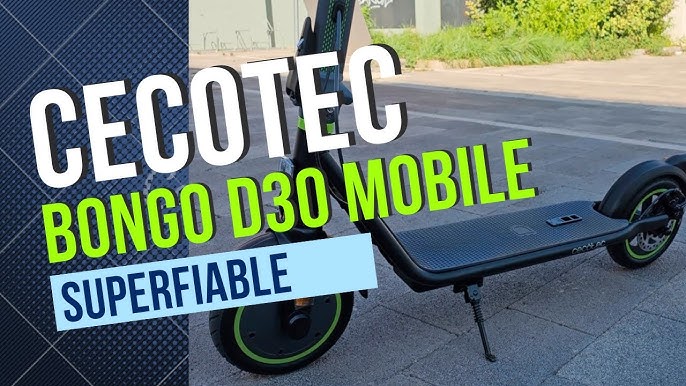 Cecotec Bongo Serie D30 Mobile Patinete Eléctrico 350W + Soporte Teléfono