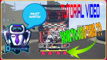 How to add disco lights on bus /BUS SIMULATOR INDONESIA