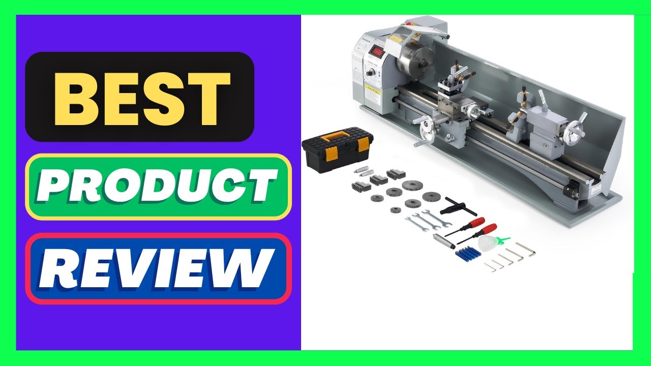 CREWORKS Mini Metal Lathe 9" x 30" Benchtop Metal Lathe with