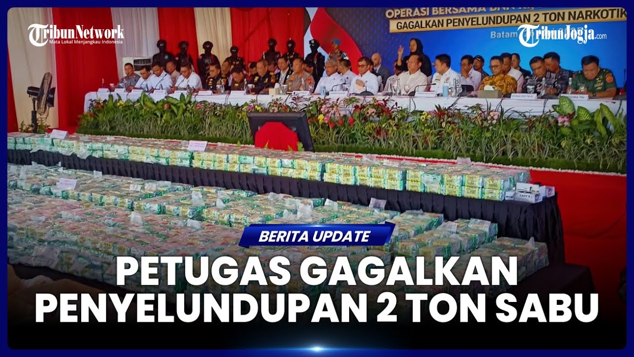 PENGUNGKAPAN KASUS NARKOBA TERBESAR DALAM SEJARAH DI INDONESIA