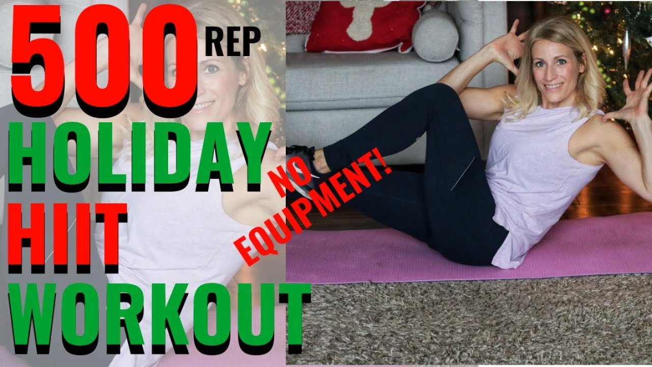 move daily activity reminder 500 REP HIIT WORKOUT | 30 Minute Holiday HIIT | NO REPEATS!