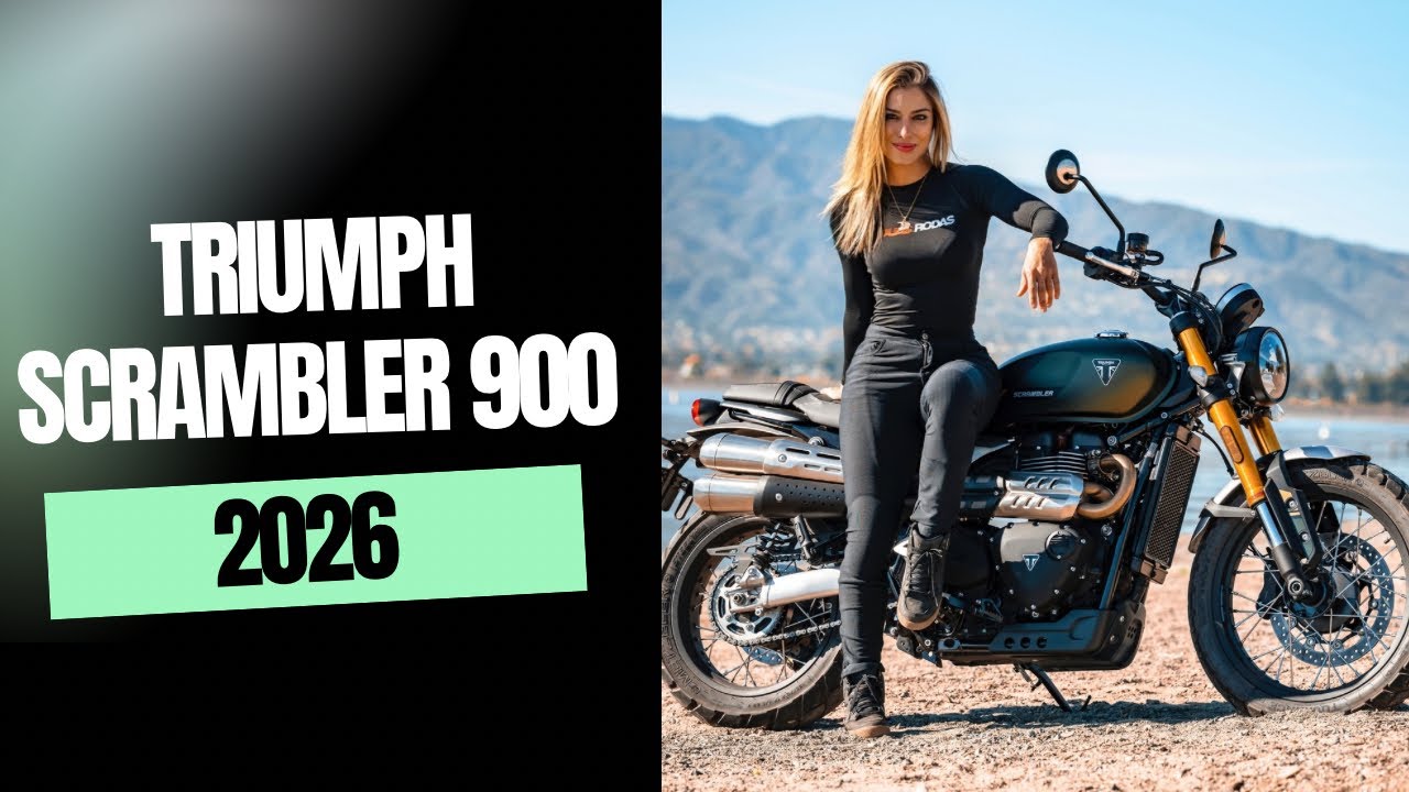 TESTANDO A NOVA SCRAMBLER 900 DA TRIUMPH NA CALIFORNIA ! Ano - 2026