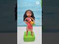 DIY Moana making | Moana with superclay #moana #shorts #clayart #art #craft #shortvideo #diy#cartoon