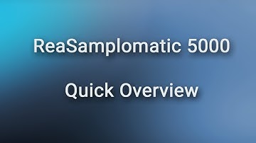 ReaSamplomatic 5000 Basic Tutorial