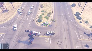 Gta V Super Hero Transformer Tears Police In Drawing Putput
