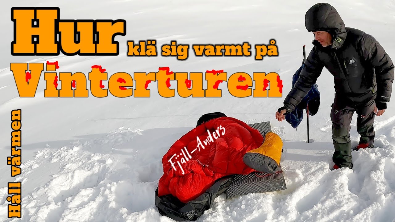 Lätta kläder för extrem kyla på Fjället. Allt i Dun. 4K - YouTube