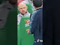 المدرب راد يبدل الحارس لاكن الحرس رفض شوف ردة فعل