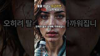 물을 많이 마셔도 피로가 가시지 않는다면 단순한 수분 부족이 아닙니다