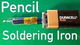 How to make DIY Pencil Soldering iron / Great Easy Method