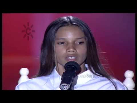 India Martínez canta con doce años "La hija de Juan Simón" ("Veo veo" 1998)