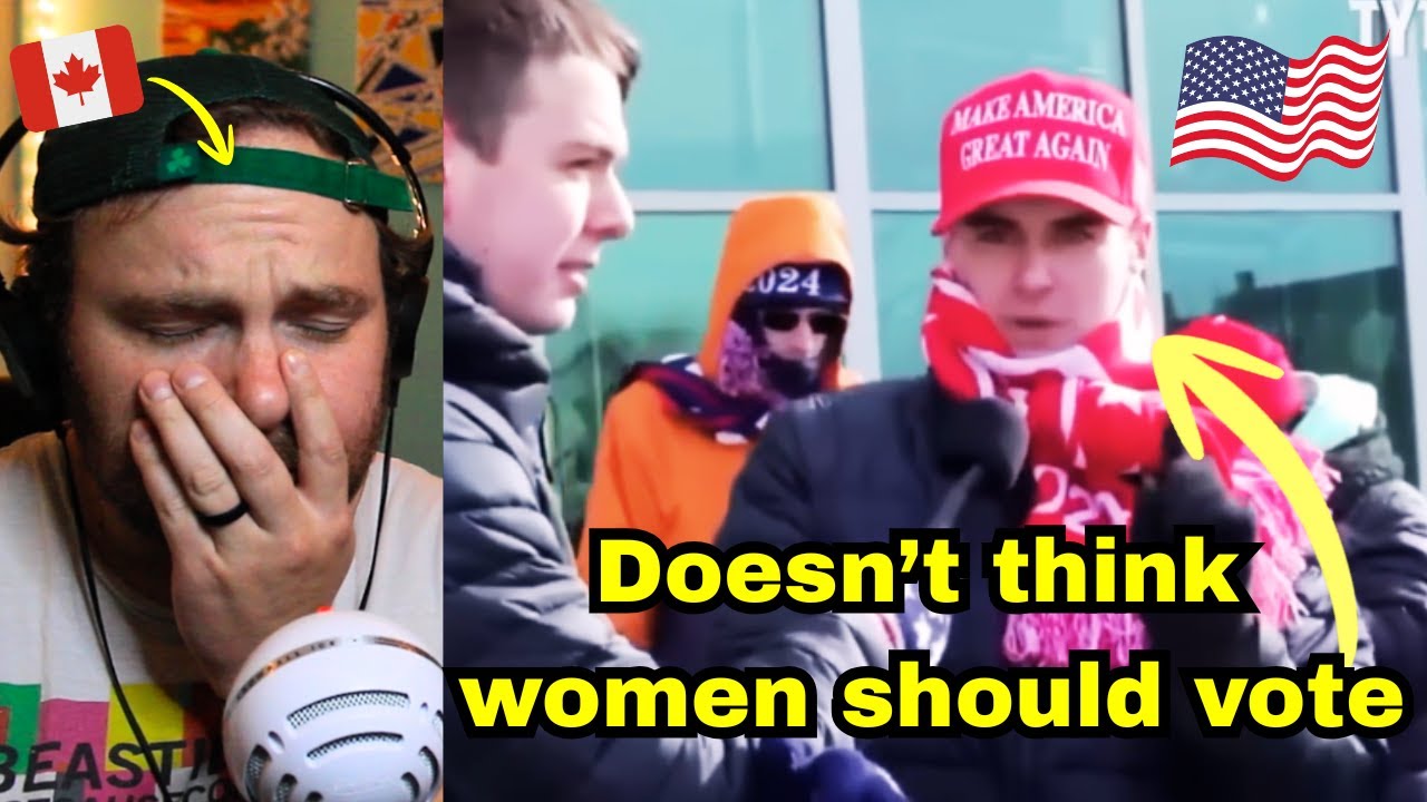 Canadian Guy STUNNED by the Most UNHINGED Trump Supporters