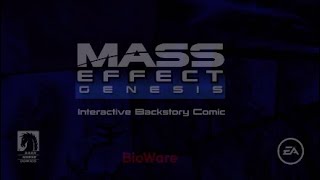 Mass effect genesis : My Interactive BackStory Comic