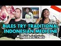 #IndoBuleTrials: Bules Try Traditional Indonesian Medicine - Jamu and Kerok!