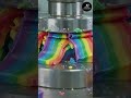 🧼 Rainbow Soap vs Hydraulic Press 💥 Most Satisfying Crush Ever! 😱 #Shorts