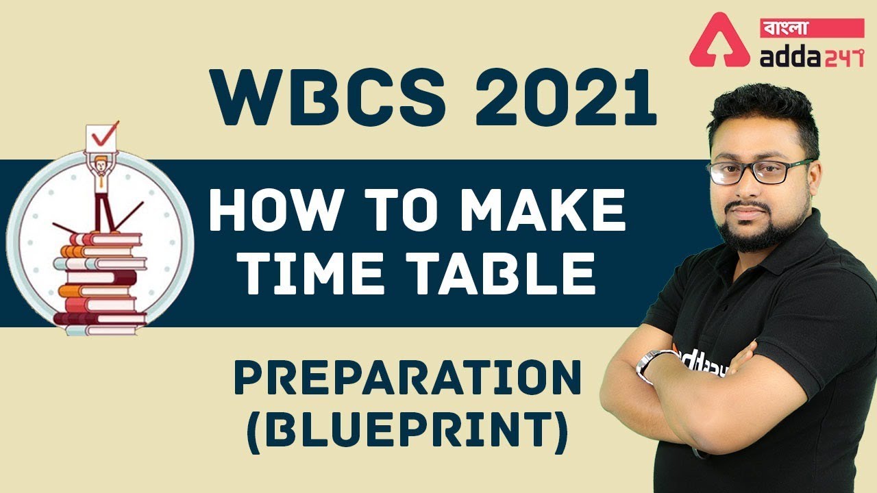 How To Make Time Table | Preparation | WBCS 2021| WBCS PREPARATION ...