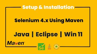 selenium 4 setup with java, maven, eclipse | install and first test | selenium 4 installation (2024)