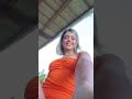 Do you like my orange 🍊 dress ？  #flexible #flexibility  #usa #us #shorts